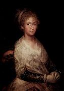 Francisco de Goya wife of painter Goya oil